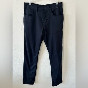 Travis Mathew Black Open To Close Golf Hybrid Chino Performance Pants SZ 32‎